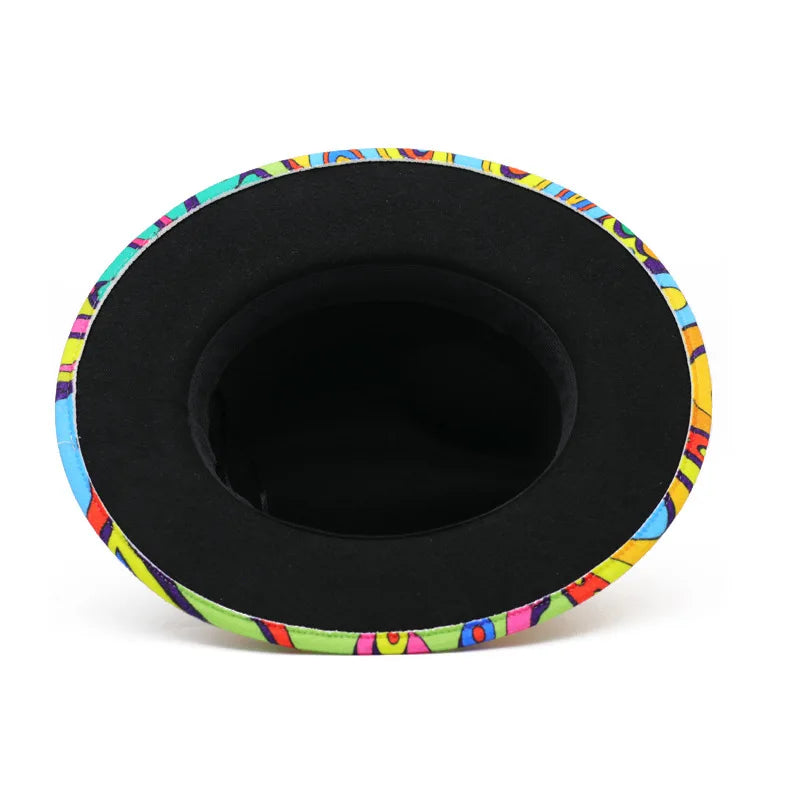 Chapeau Fedora Feutre Large Bord — Style Britannique Jazz, Unisexe Toutes Saisons | Multi-Coloris