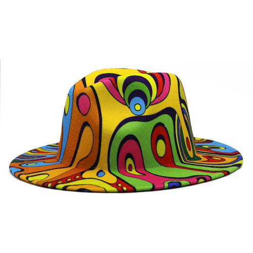 Chapeau Fedora Feutre Large Bord — Style Britannique Jazz, Unisexe Toutes Saisons | Multi-Coloris
