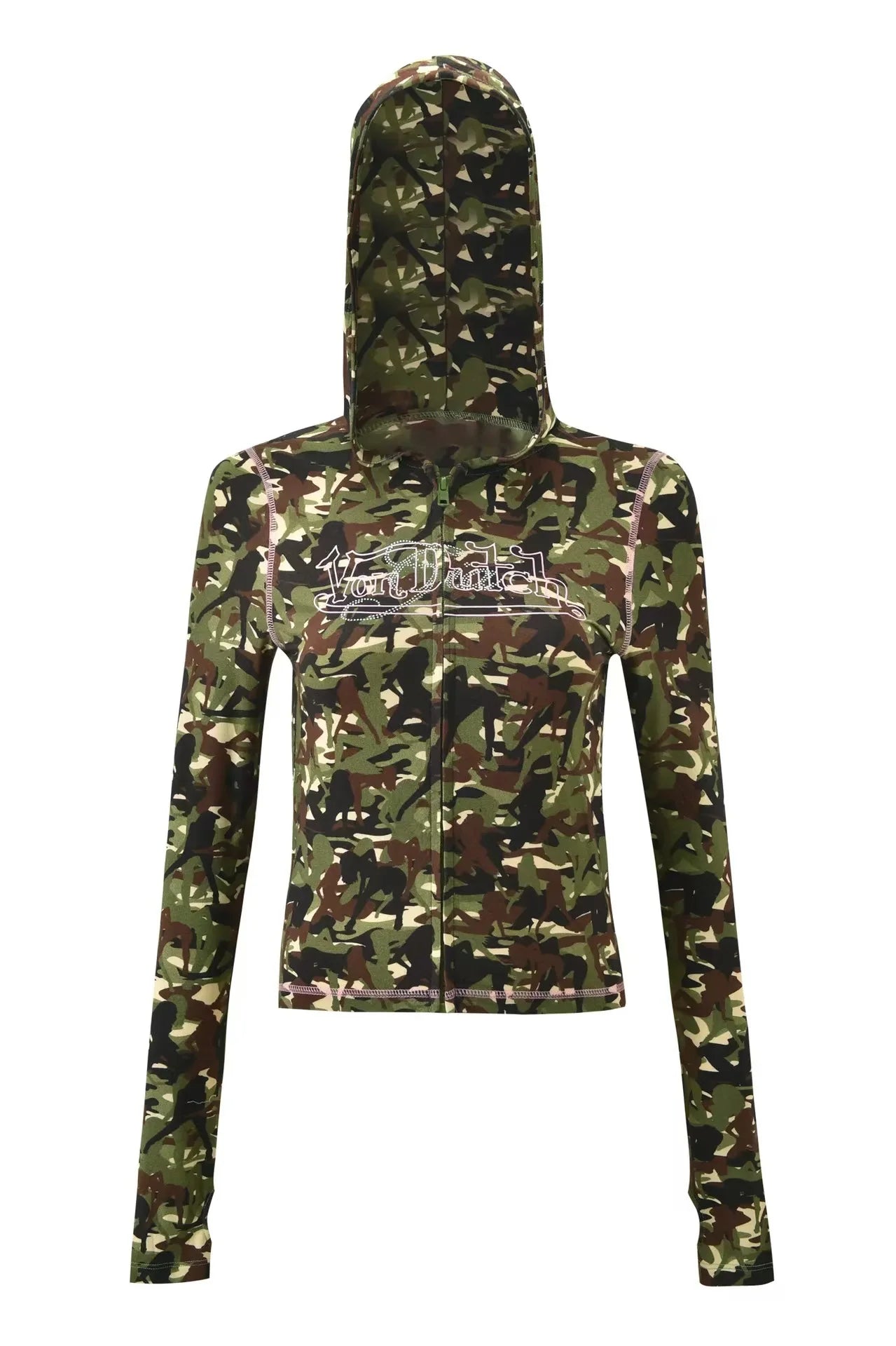 Nouvel ensemble minimaliste confortable GIA : veste à capuche zippée en velours et pantalon ample coupe slim en bleu