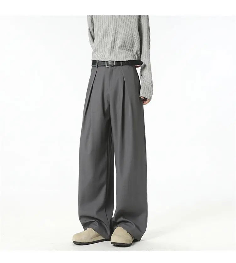 Pantalon Jambes Larges Style Harajuku — Coupe Évasée, Streetwear Décontracté | ZOYLEIR