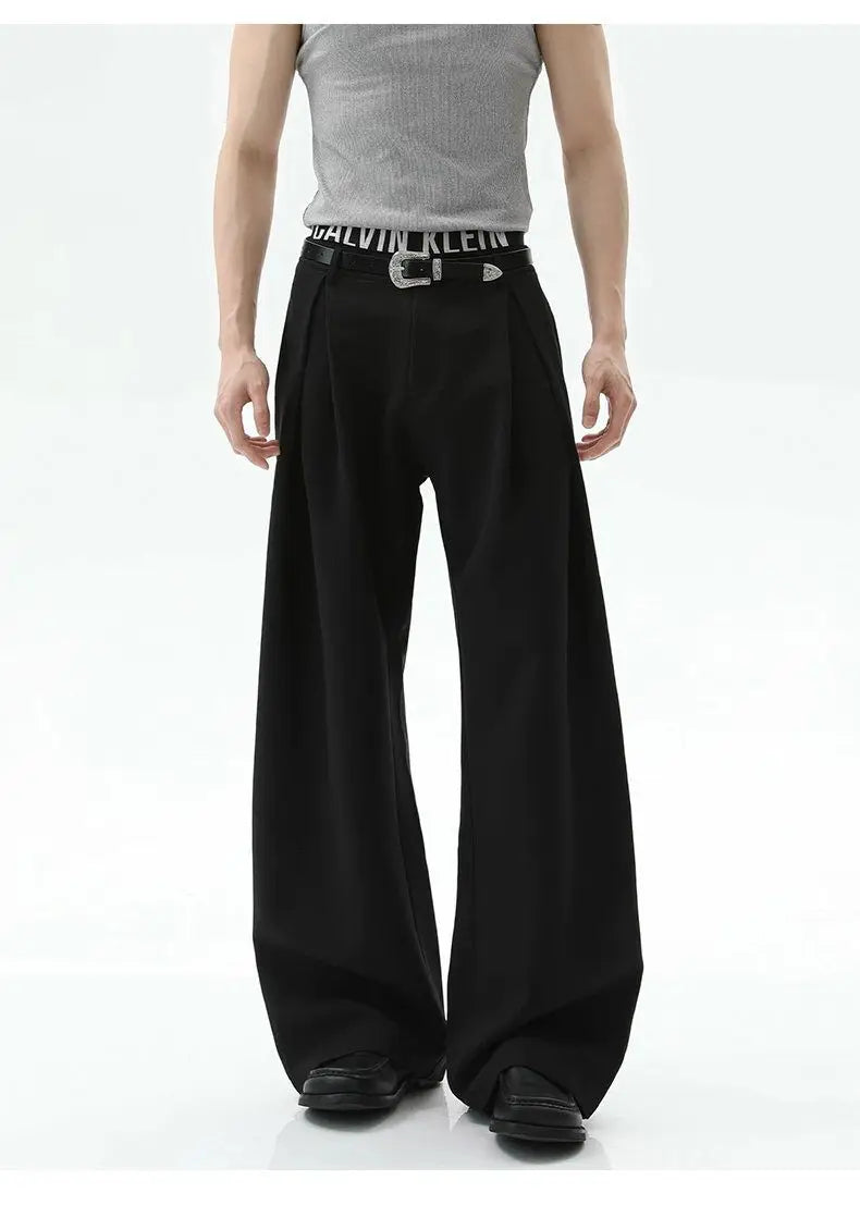 Pantalon Jambes Larges Style Harajuku — Coupe Évasée, Streetwear Décontracté | ZOYLEIR