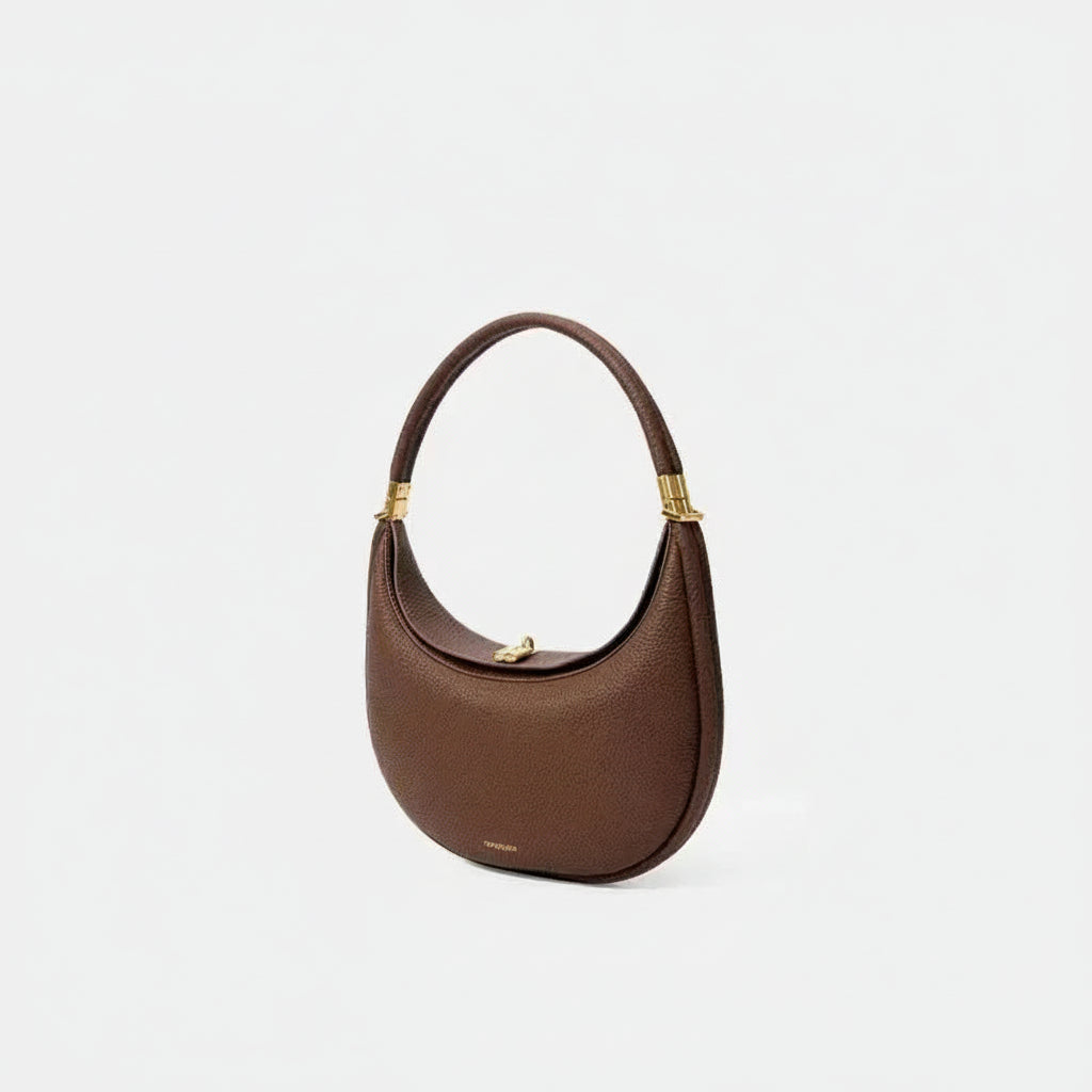 Sac Croissant Demi-Lune Songmont — Bandoulière Business Cuir Luxe Femme