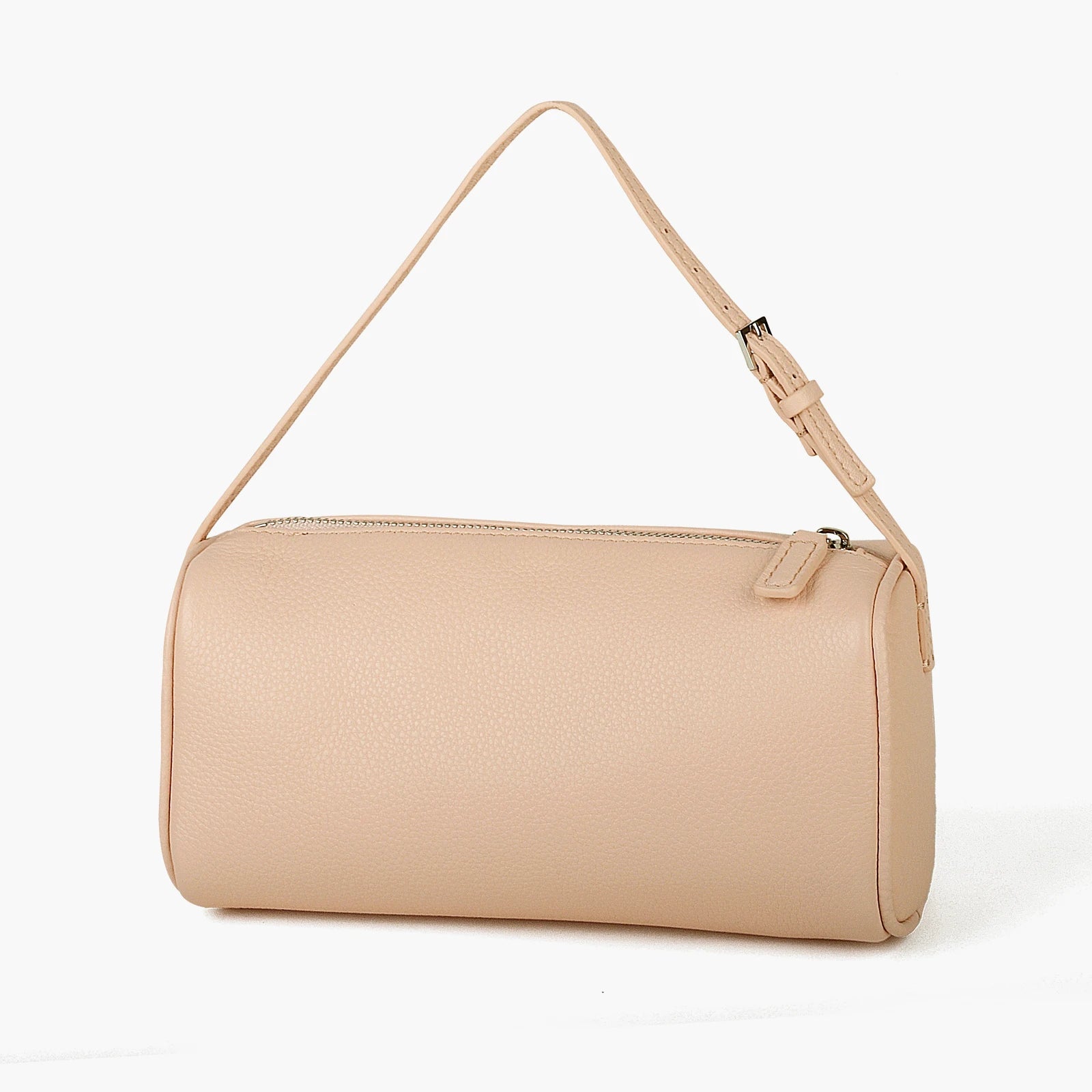 Mini Sac Tonneau Femme en Cuir de Veau Grainé – Bandoulière Luxe