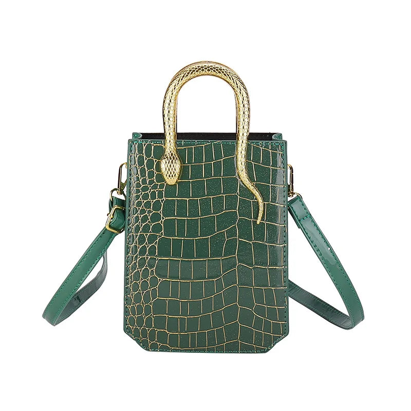 Sac Fourre-Tout Rétro Brodé — Cabas Bandoulière Femme Style Créateur