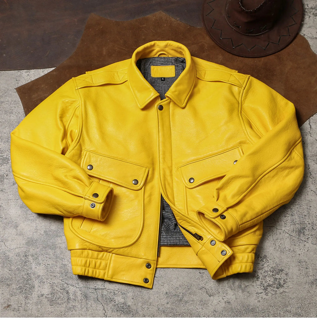 Veste Courte Simili Cuir Homme — Col Rabattu, Fermeture Éclair, Style Luxe | Mauroicardi 2025