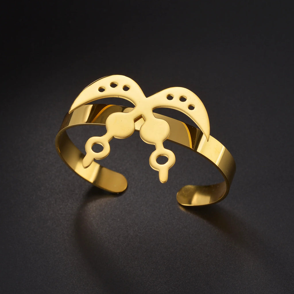 Bracelet Prénom Personnalisé – Acier Inoxydable Plaqué Or