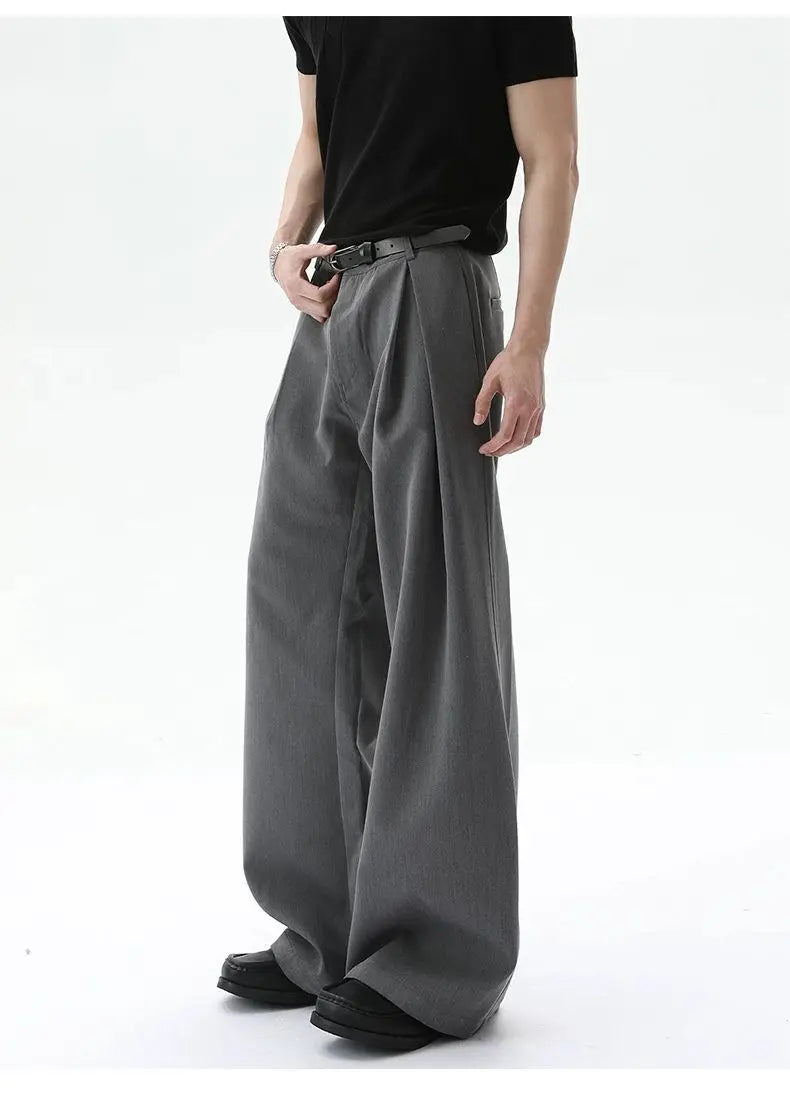 Pantalon Jambes Larges Style Harajuku — Coupe Évasée, Streetwear Décontracté | ZOYLEIR
