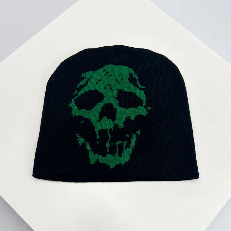 Bonnet Skull Imprimé Unisexe — Chaud Confortable Punk Hip Hop Streetwear Automne Hiver | Midnite Star