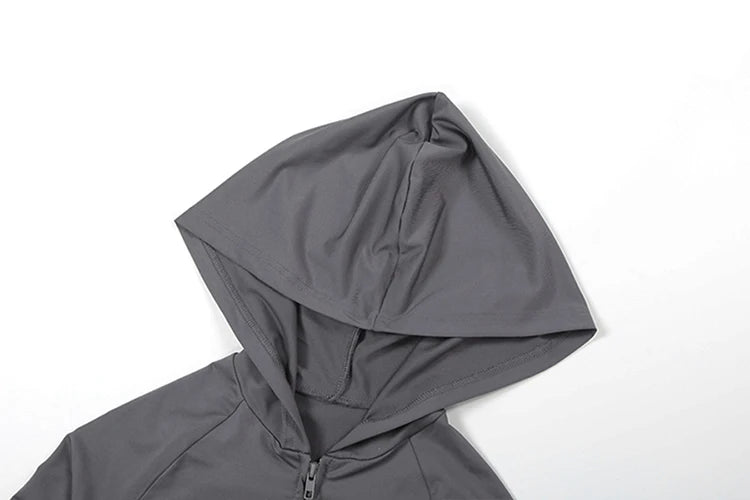 Ensemble 2 Pièces Survêtement Imprimé Lettres – Veste Zippée & Legging Stretch High Street | Femme