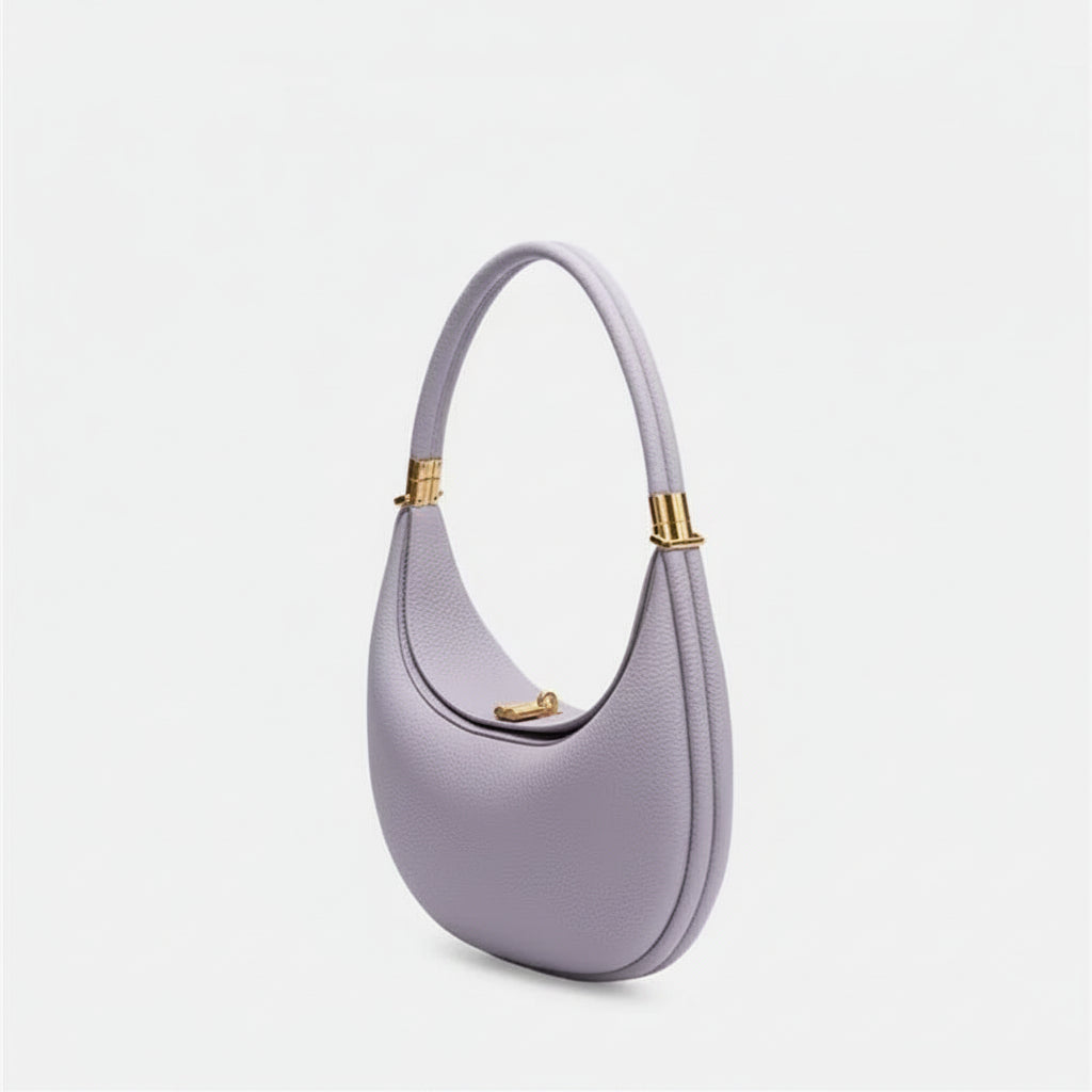 Sac Croissant Demi-Lune Songmont — Bandoulière Business Cuir Luxe Femme