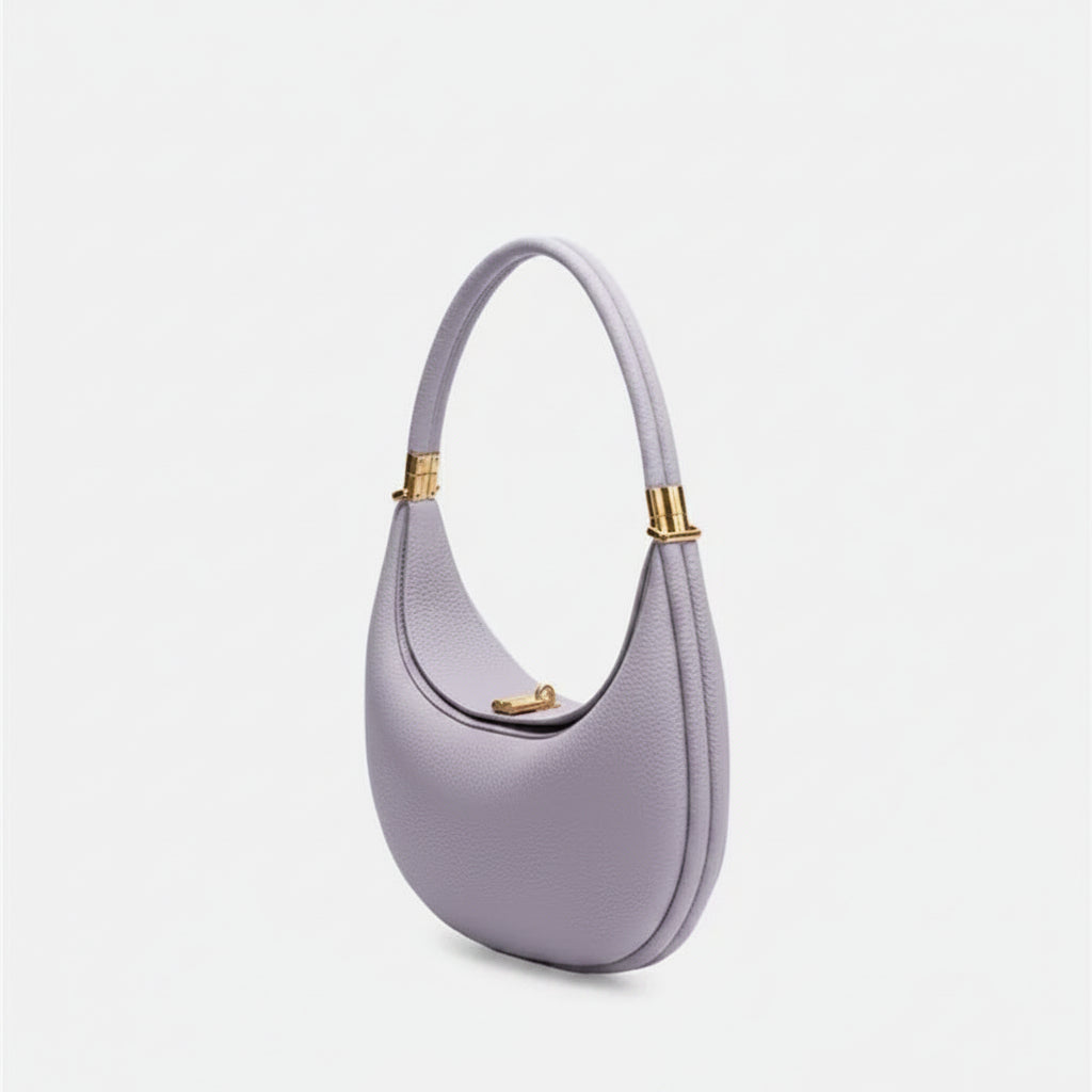 Sac Croissant Demi-Lune Songmont — Bandoulière Business Cuir Luxe Femme