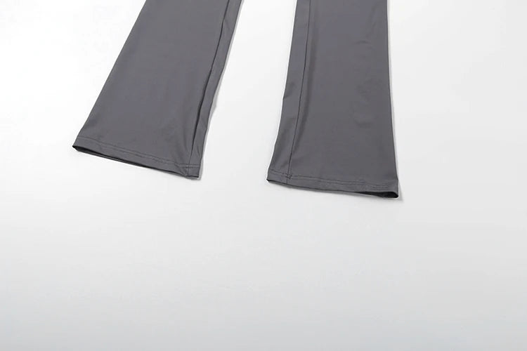 Ensemble 2 Pièces Survêtement Imprimé Lettres – Veste Zippée & Legging Stretch High Street | Femme