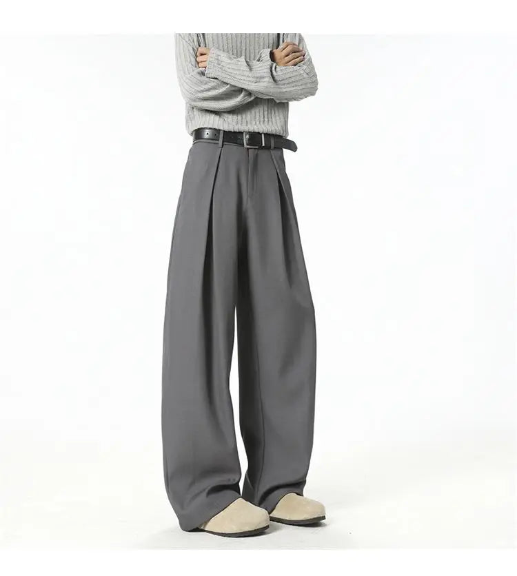 Pantalon Jambes Larges Style Harajuku — Coupe Évasée, Streetwear Décontracté | ZOYLEIR