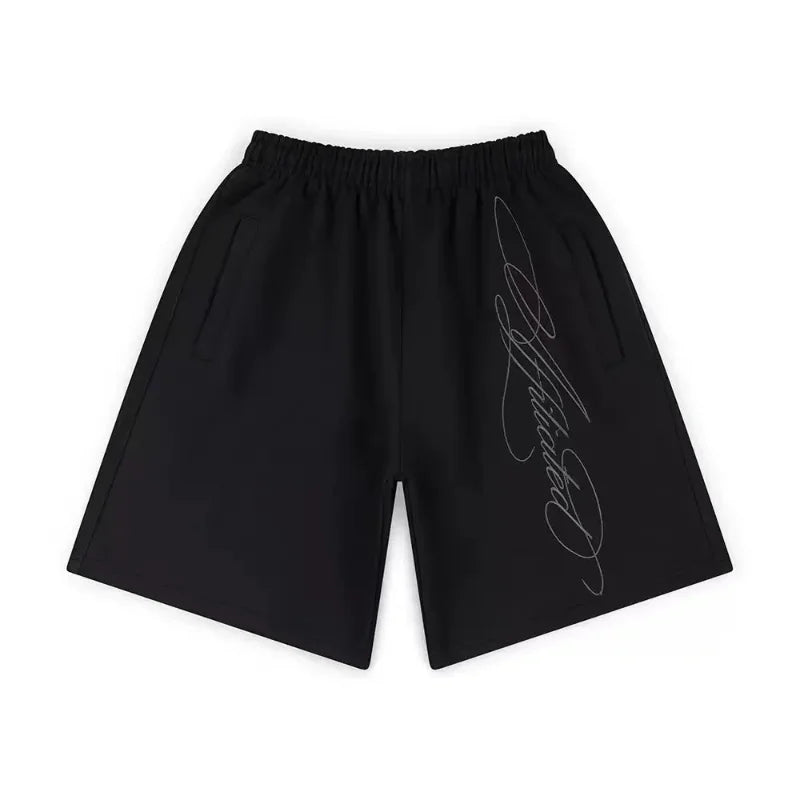 Short Capri Baggy Y2K Harajuku – Taille Haute Style Sportif Street Fashion | Unisexe Été