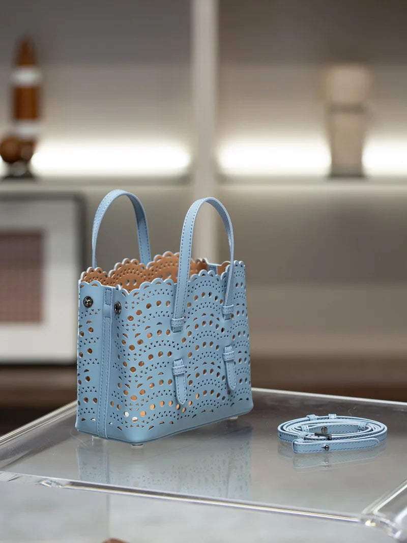 Sac Fourre-Tout Femme Style Niche Rétro – Cuir Véritable Grande Capacité