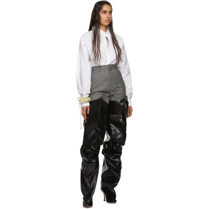 Bottes Longues Talon Aiguille Au-Dessus du Genou — Jambes Larges Tailles 34-45