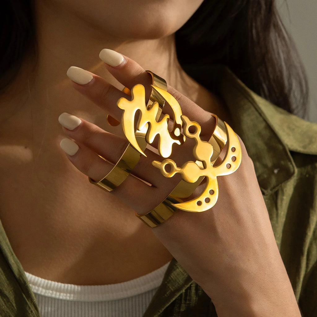 Bracelet Prénom Personnalisé – Acier Inoxydable Plaqué Or