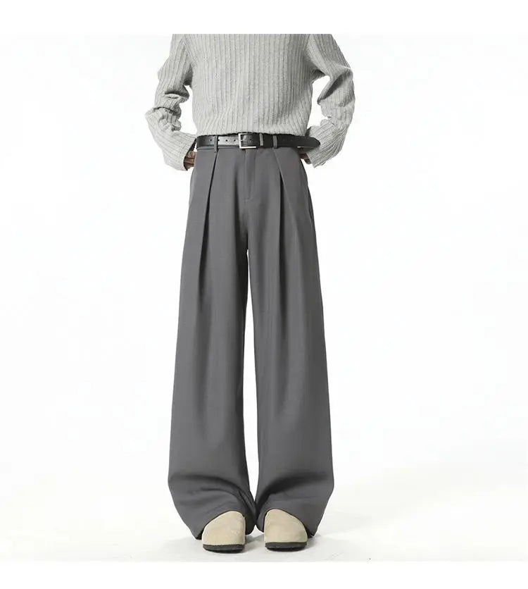Pantalon Jambes Larges Style Harajuku — Coupe Évasée, Streetwear Décontracté | ZOYLEIR