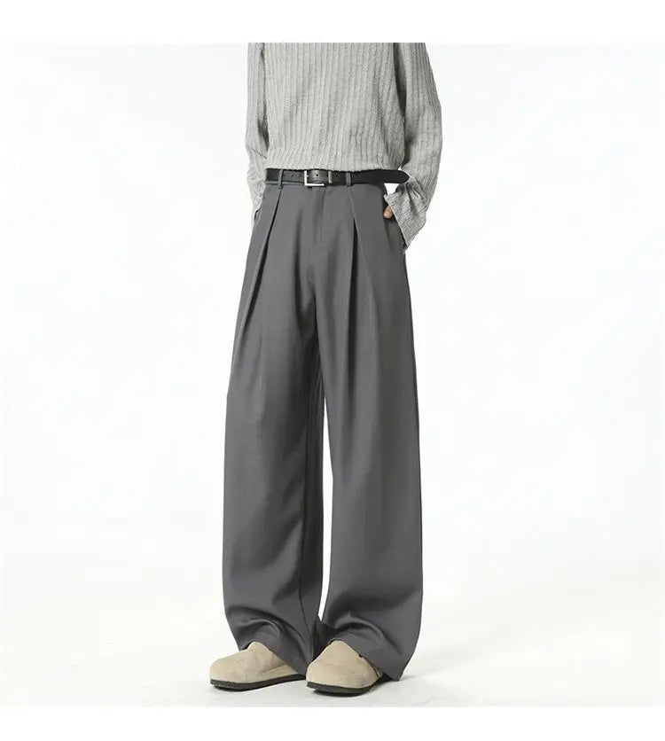 Pantalon Jambes Larges Style Harajuku — Coupe Évasée, Streetwear Décontracté | ZOYLEIR