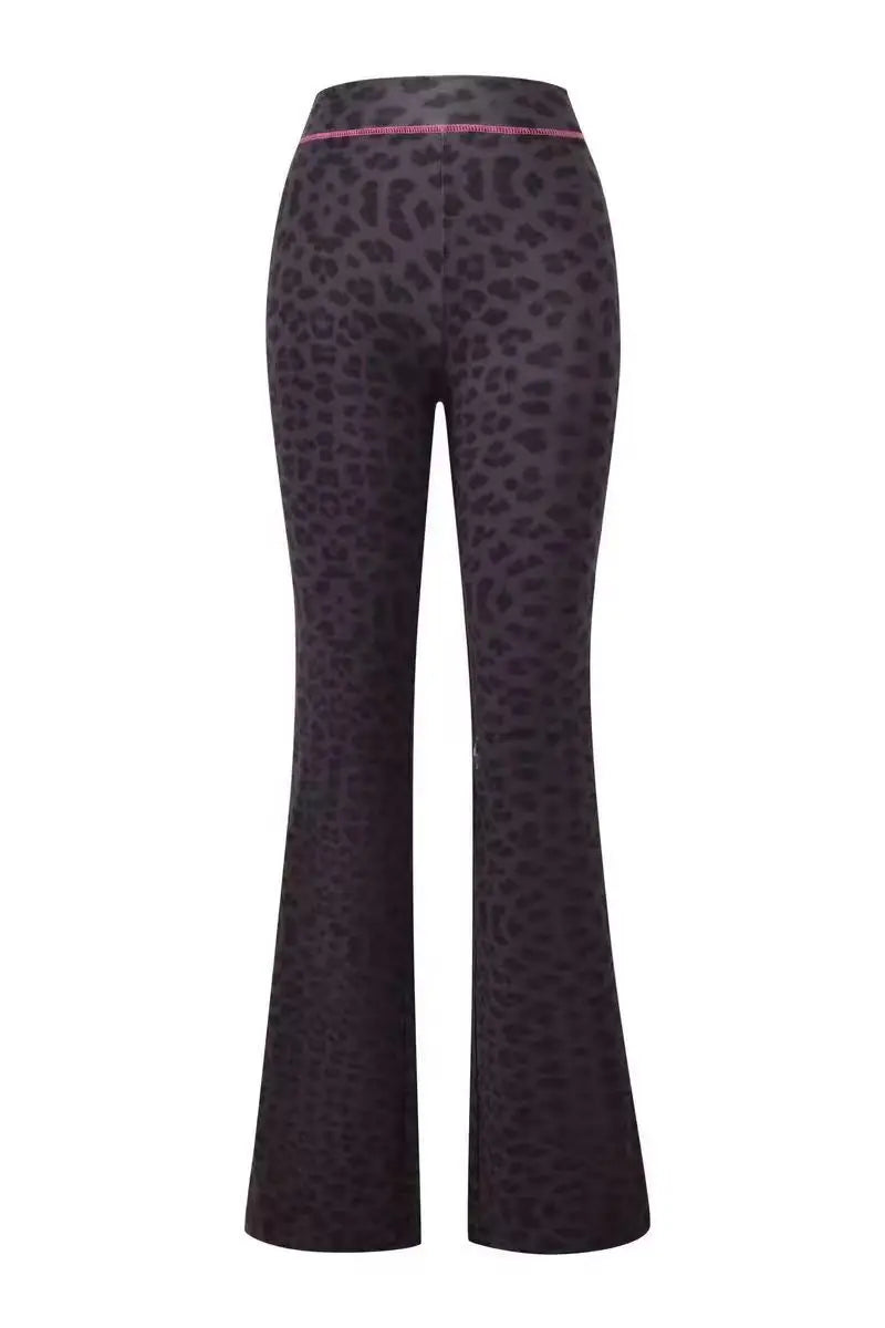 Ensemble veste courte à capuche zippée et pantalon, coupe slim, imprimé lettres, design à fils apparents, GIA