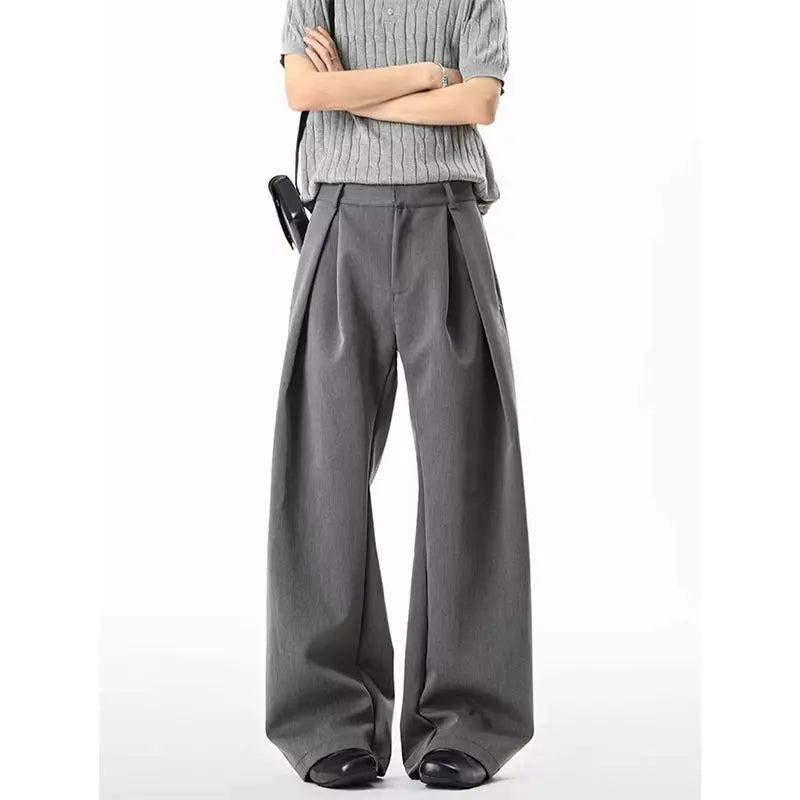 Pantalon Jambes Larges Style Harajuku — Coupe Évasée, Streetwear Décontracté | ZOYLEIR