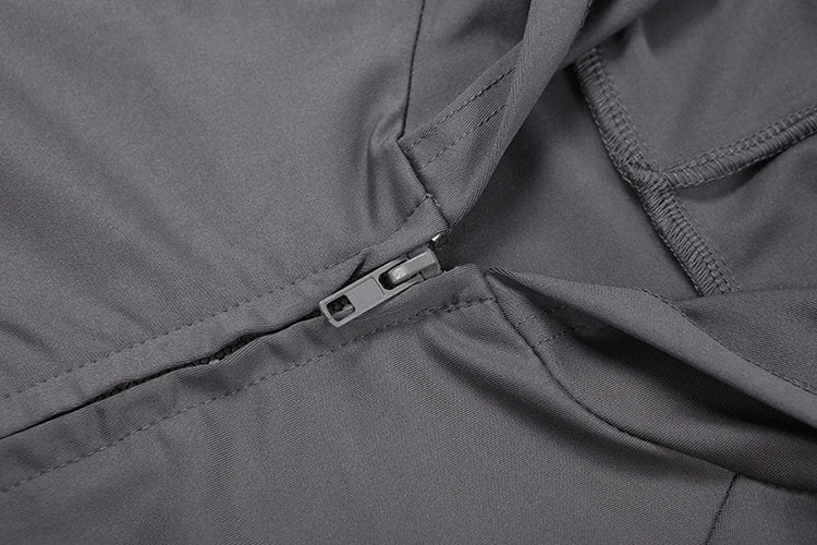 Ensemble 2 Pièces Survêtement Imprimé Lettres – Veste Zippée & Legging Stretch High Street | Femme