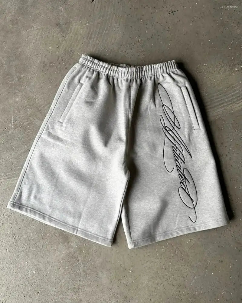 Short Capri Baggy Y2K Harajuku – Taille Haute Style Sportif Street Fashion | Unisexe Été