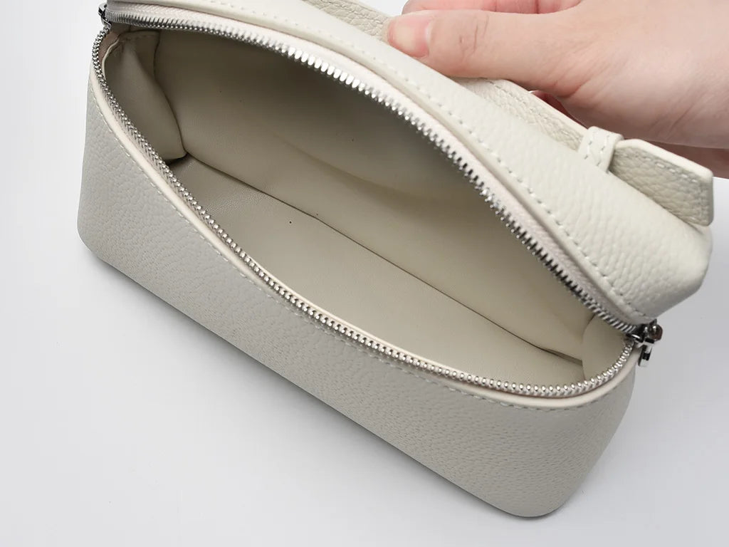 Mini Sac Bandoulière LP19 en Cuir Véritable — Pochette Compacte Luxe Femme