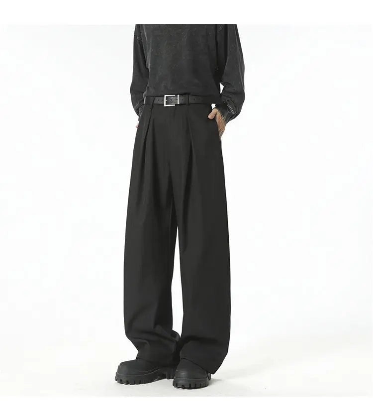 Pantalon Jambes Larges Style Harajuku — Coupe Évasée, Streetwear Décontracté | ZOYLEIR