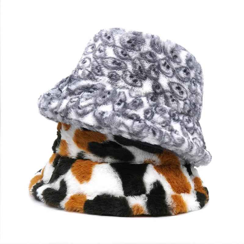 Casquette Seau en Fourrure Chaude – Bob Pêcheur Coupe-Vent Unisexe | Hiver 2025 JIMIHISI