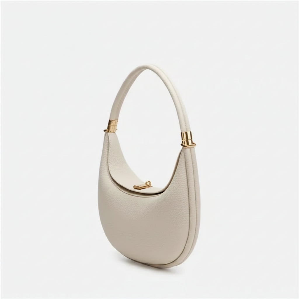 Sac Croissant Demi-Lune Songmont — Bandoulière Business Cuir Luxe Femme