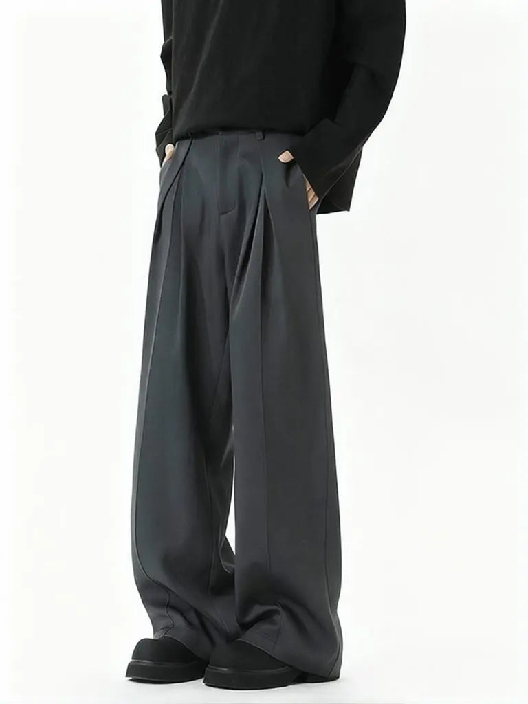 Pantalon Jambes Larges Style Harajuku — Coupe Évasée, Streetwear Décontracté | ZOYLEIR