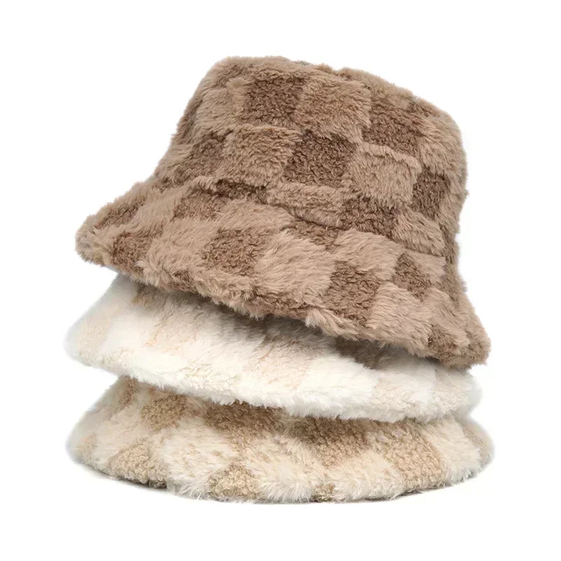 Casquette Seau en Fourrure Chaude – Bob Pêcheur Coupe-Vent Unisexe | Hiver 2025 JIMIHISI