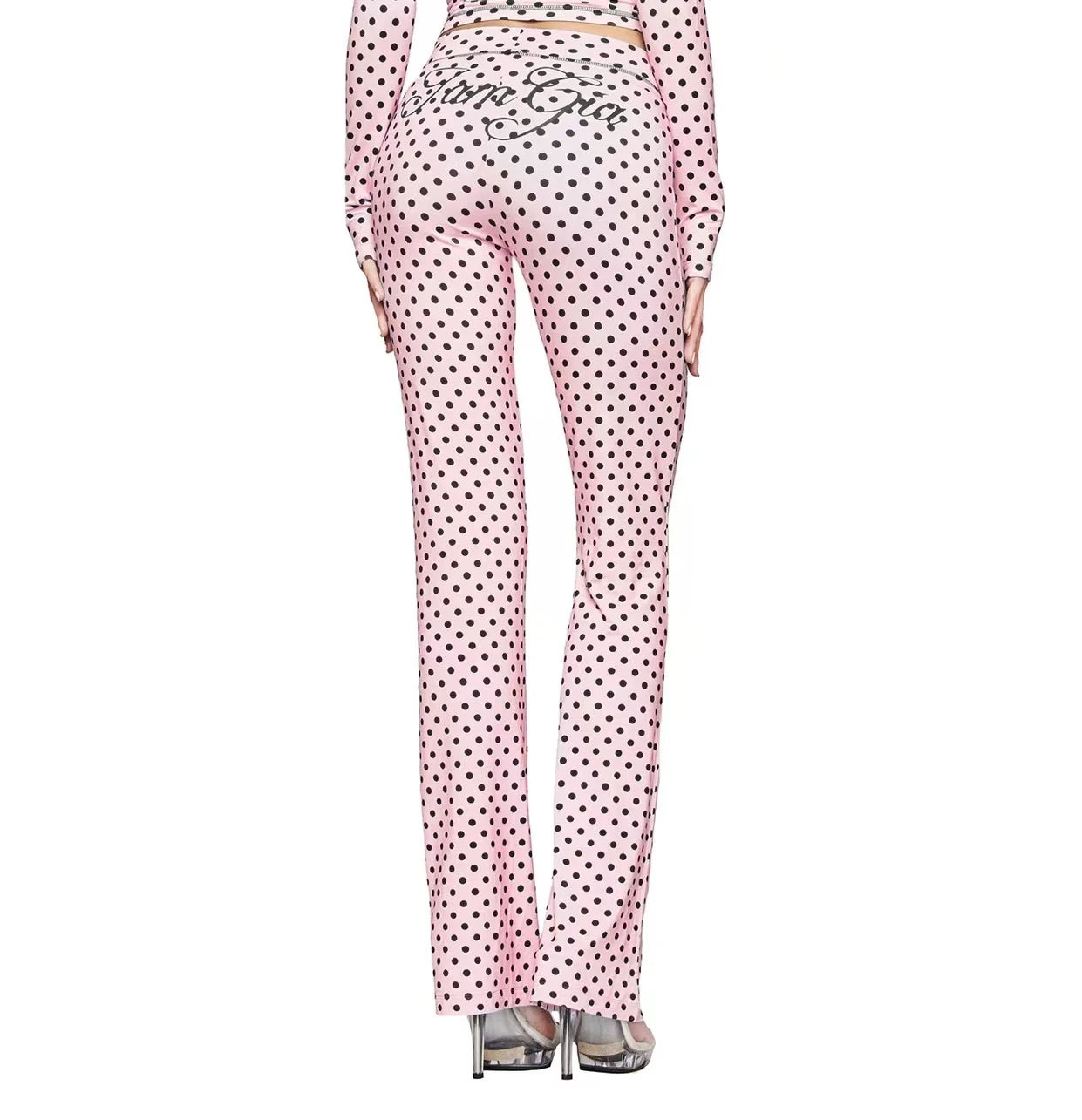 Nouvel ensemble minimaliste confortable GIA : veste à capuche zippée en velours et pantalon ample coupe slim en bleu