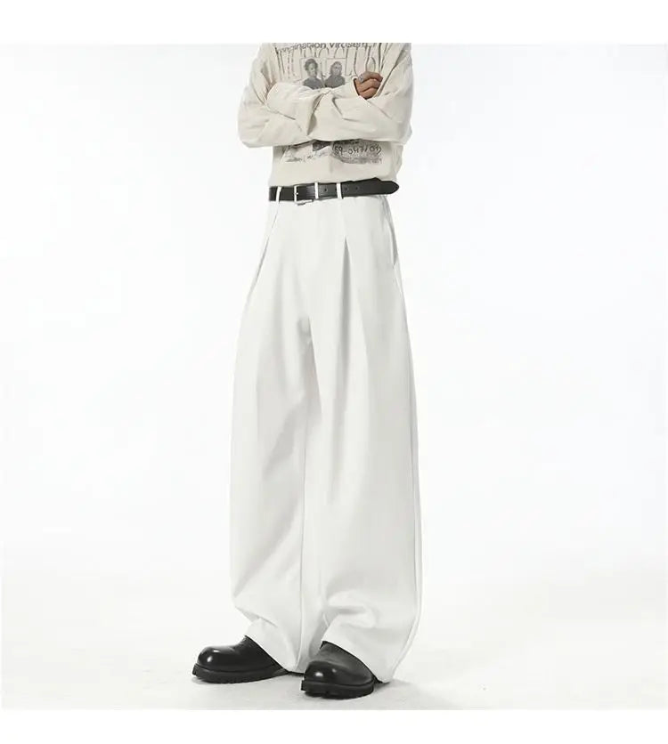 Pantalon Jambes Larges Style Harajuku — Coupe Évasée, Streetwear Décontracté | ZOYLEIR