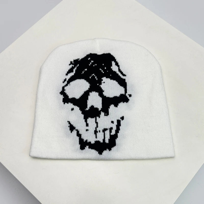Bonnet Skull Imprimé Unisexe — Chaud Confortable Punk Hip Hop Streetwear Automne Hiver | Midnite Star