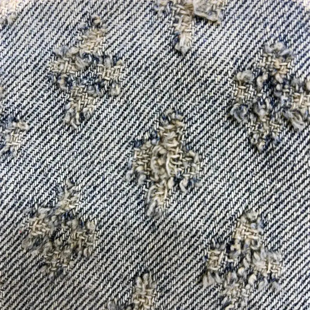 Short Denim Y2K Hip Hop Jacquard Ample Rétro — Style Américain Luxe Été Homme