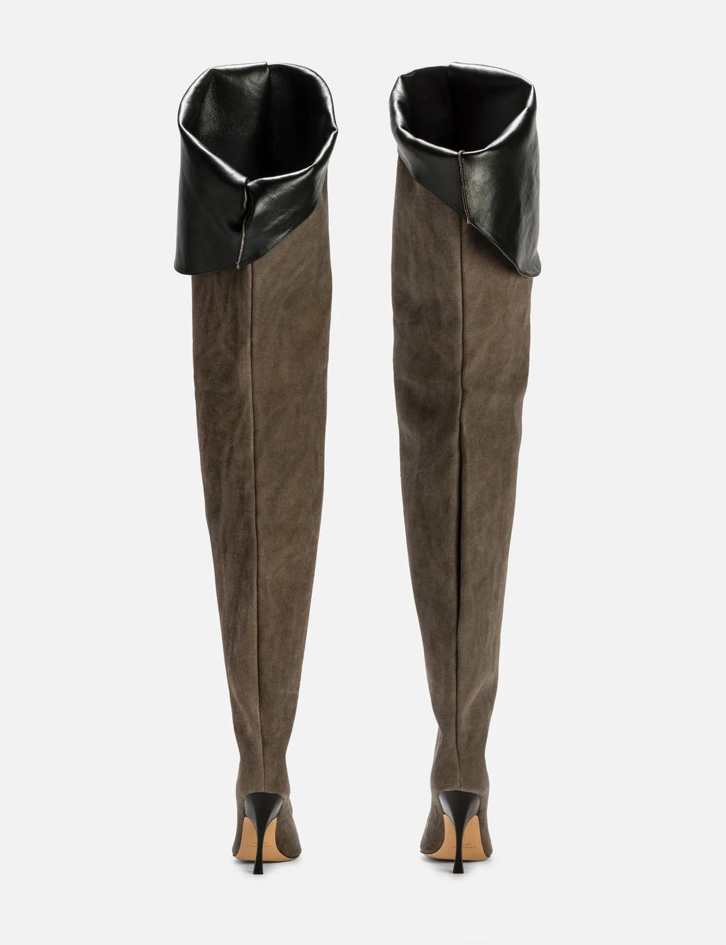 Bottes Longues Talon Aiguille Au-Dessus du Genou — Jambes Larges Tailles 34-45