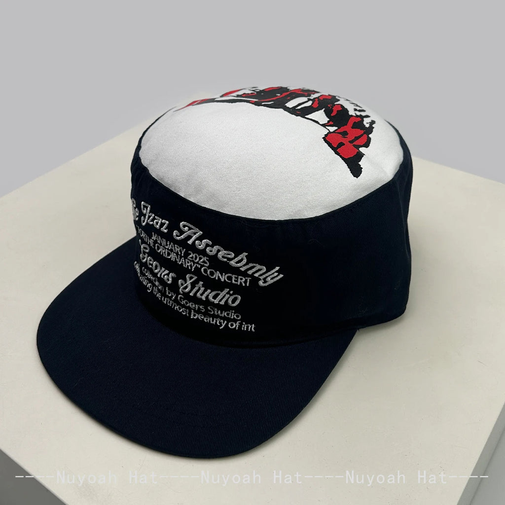 Casquette Baseball Color Block Broderie Lettre — Unisexe, Protection Solaire | Midnite Star