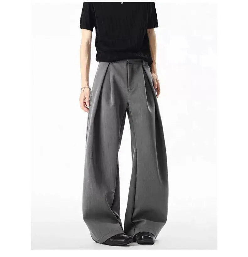 Pantalon Jambes Larges Style Harajuku — Coupe Évasée, Streetwear Décontracté | ZOYLEIR