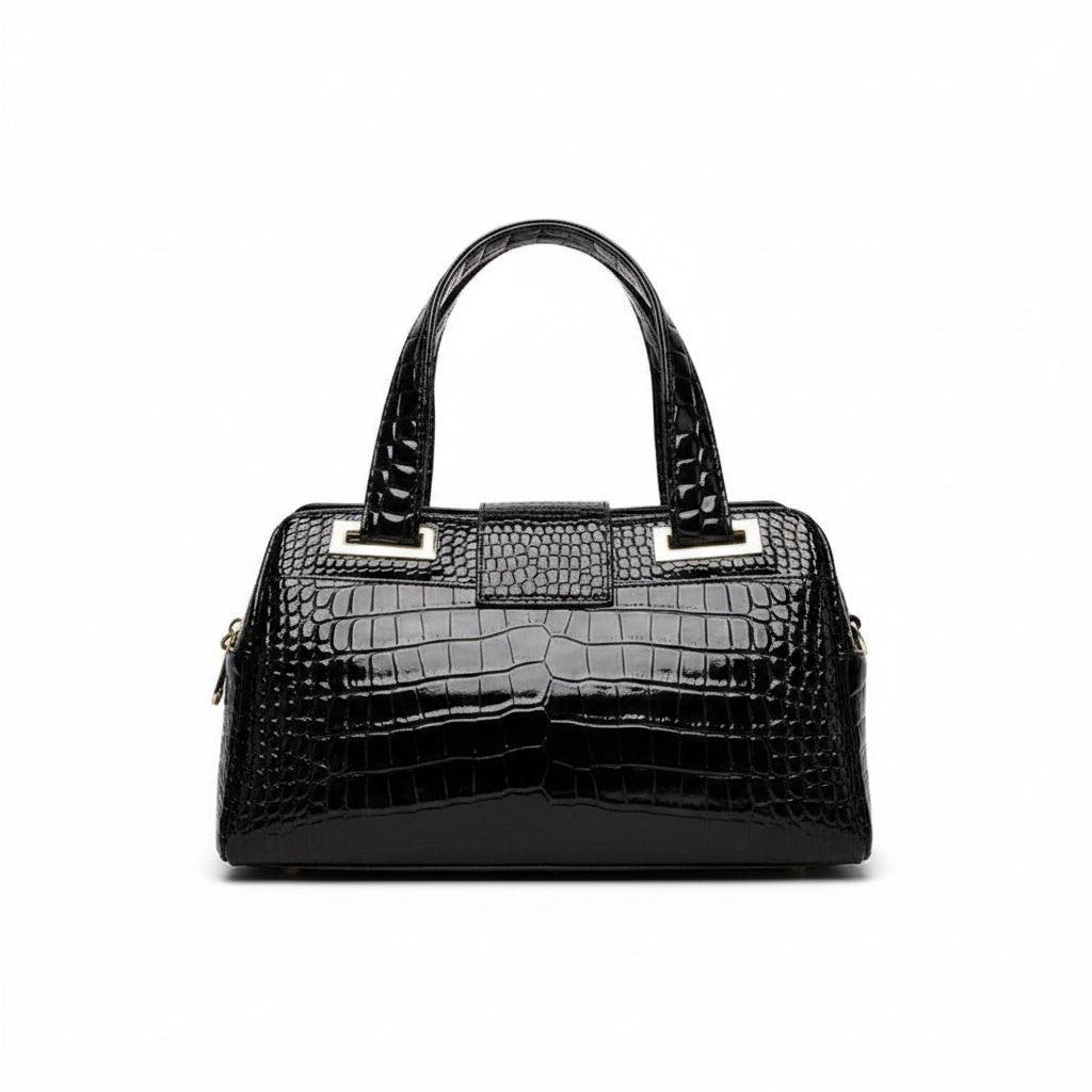 Sac Baguette Motif Crocodile Design Créatif — Bandoulière Luxe Collection 2026