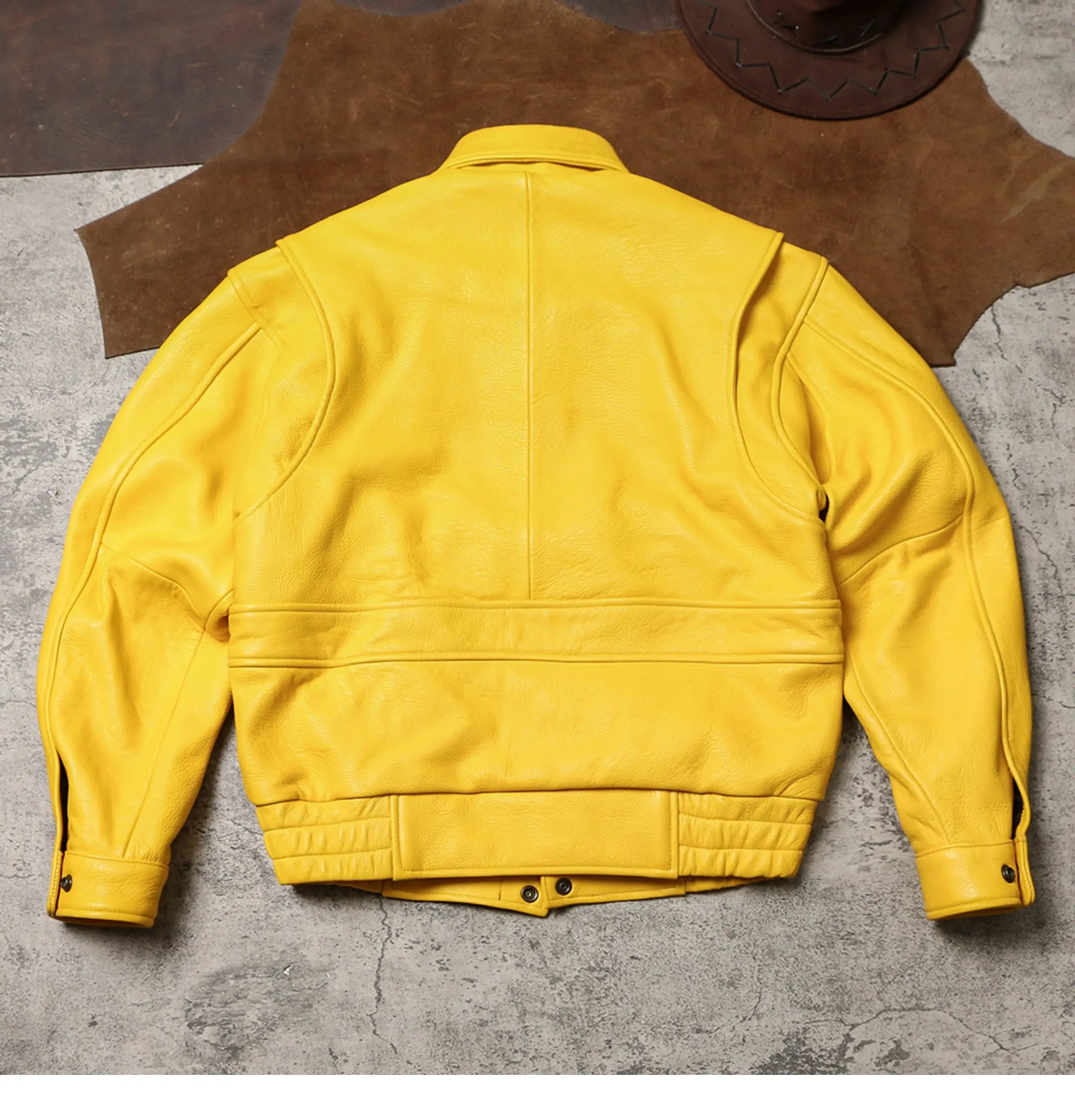 Veste Courte Simili Cuir Homme — Col Rabattu, Fermeture Éclair, Style Luxe | Mauroicardi 2025