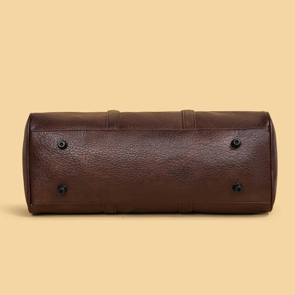 Sac de Voyage Week-End Cuir PU Souple — Fourre-Tout Luxe Homme & Femme