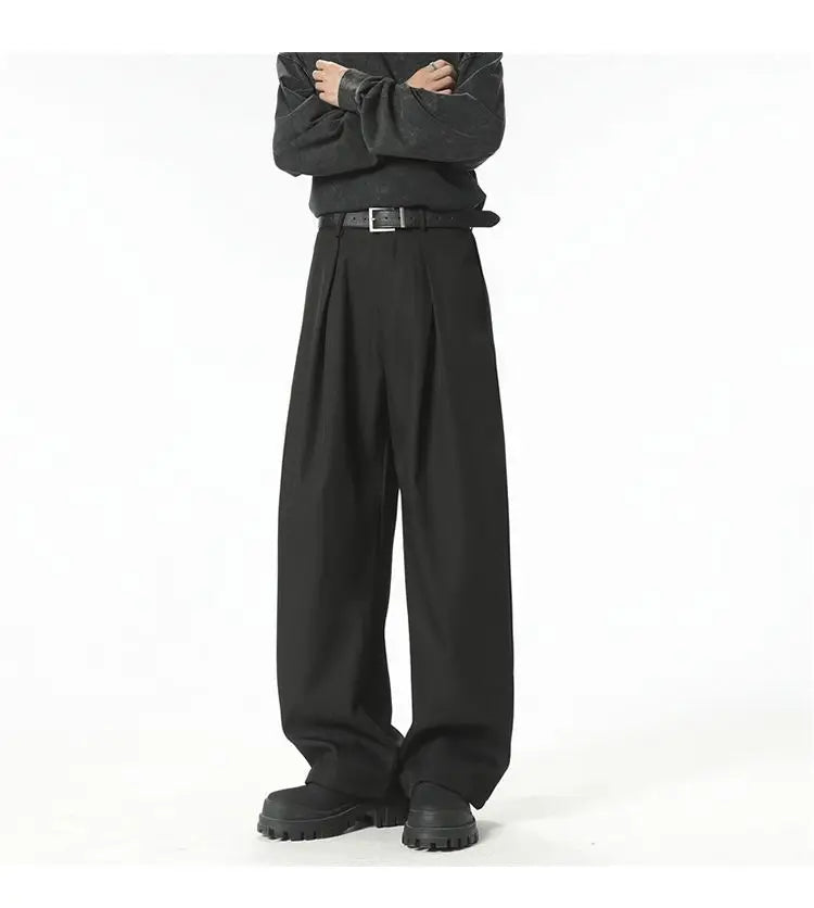 Pantalon Jambes Larges Style Harajuku — Coupe Évasée, Streetwear Décontracté | ZOYLEIR