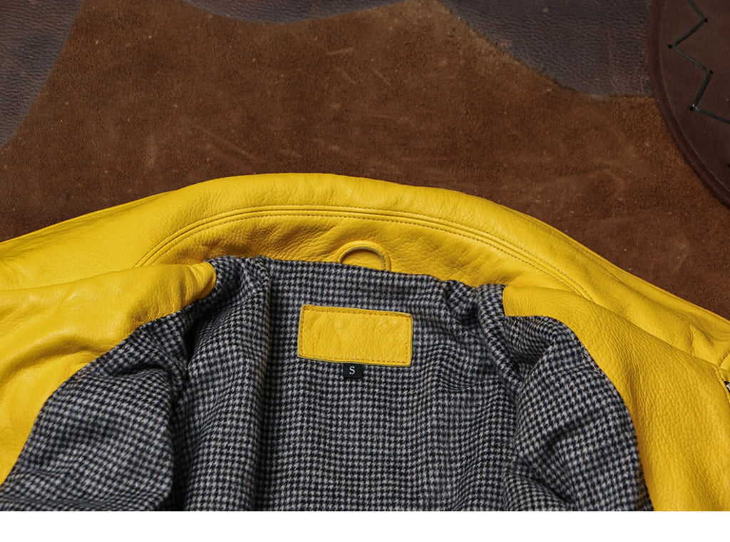 Veste Courte Simili Cuir Homme — Col Rabattu, Fermeture Éclair, Style Luxe | Mauroicardi 2025