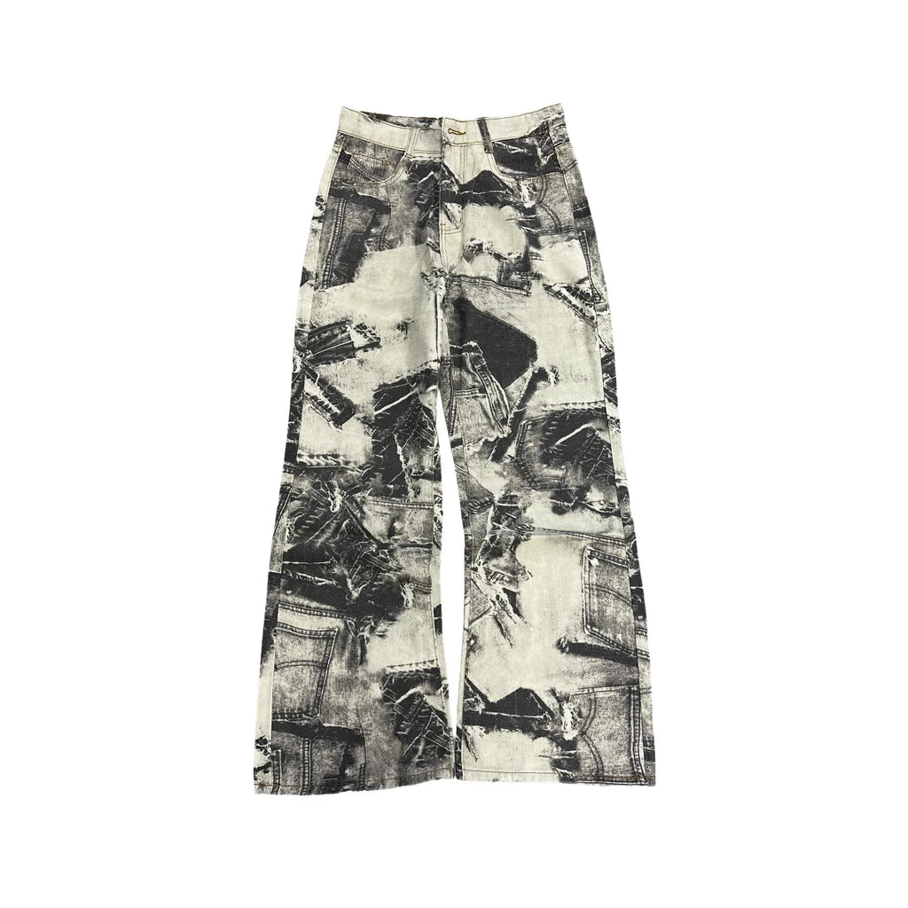 Jean Baggy Délavé Unisexe — Streetwear Hip Hop Vintage, Jambes Larges | CHIC