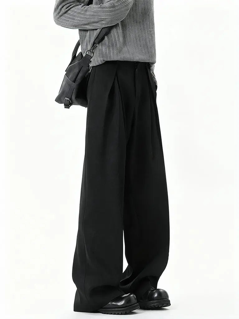 Pantalon Jambes Larges Style Harajuku — Coupe Évasée, Streetwear Décontracté | ZOYLEIR