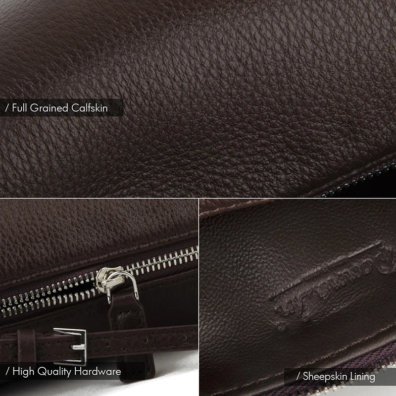 Mini Sac Tonneau Femme en Cuir de Veau Grainé – Bandoulière Luxe