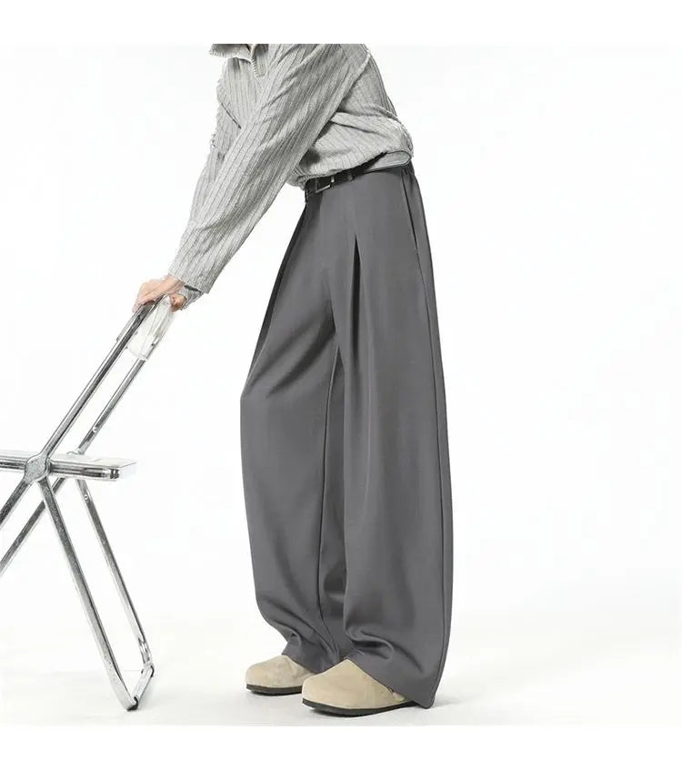 Pantalon Jambes Larges Style Harajuku — Coupe Évasée, Streetwear Décontracté | ZOYLEIR