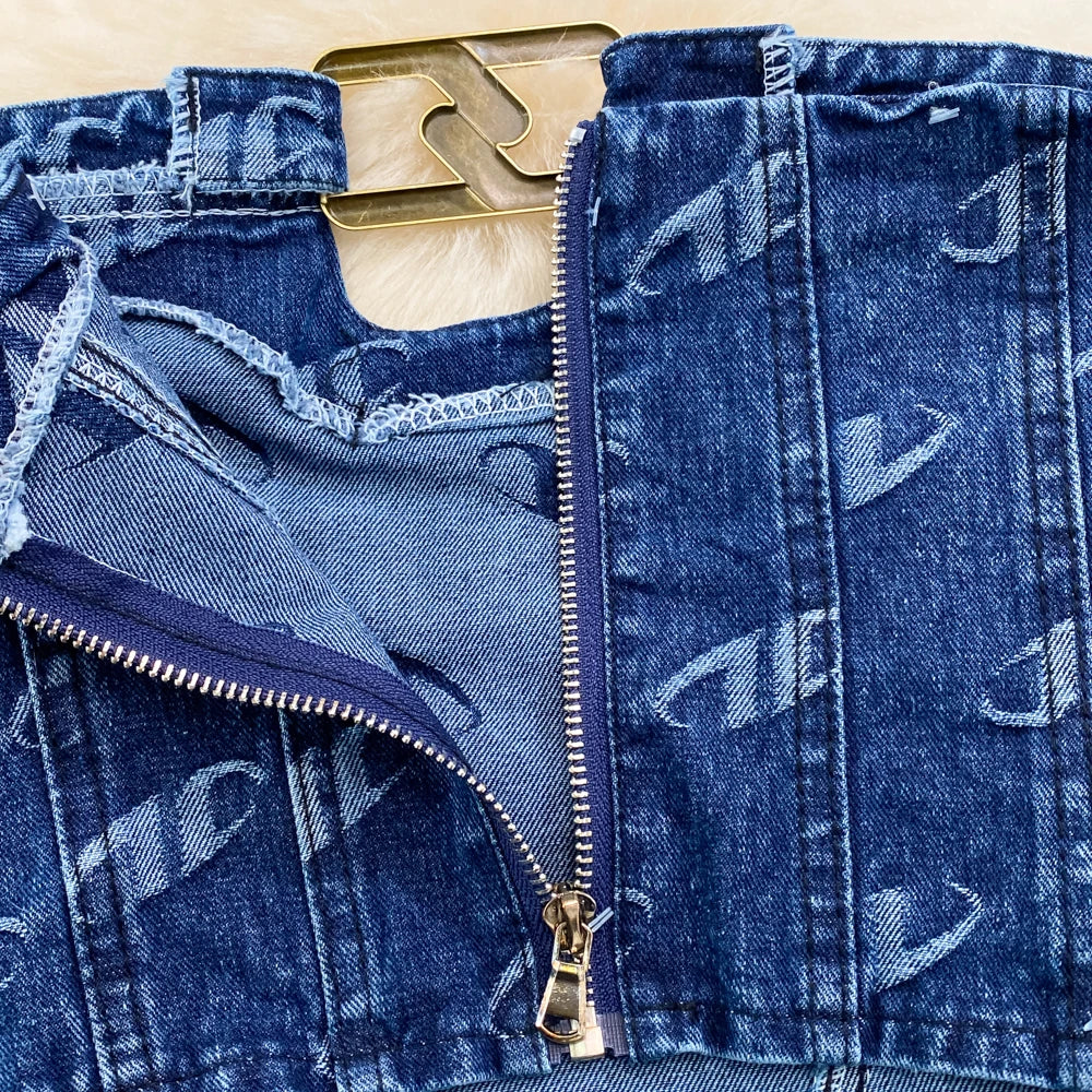 Ensemble 2 Pièces Bureau Dame — Haut Bandeau Sans Manches + Pantalon Droit à Boutons Poches | kalenmos Été 2025
